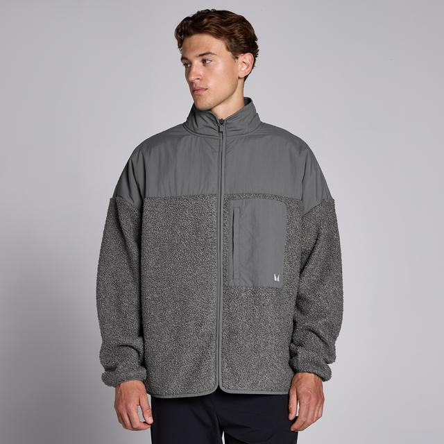 Ανδρικό Πουλόβερ Fleece MP Lifestyle Hybrid - Moss Grey - S on Productcaster.