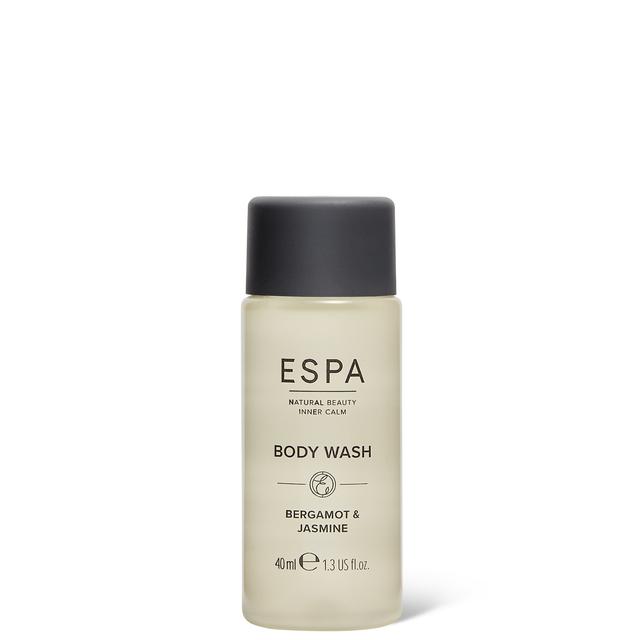 ESPA Bergamot and Jasmine Body Wash 40ml Bottle on Productcaster.