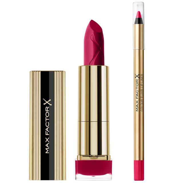 Max Factor Lipstick and Lip Liner Bundle (Various Shades) - Ruby Red on Productcaster.