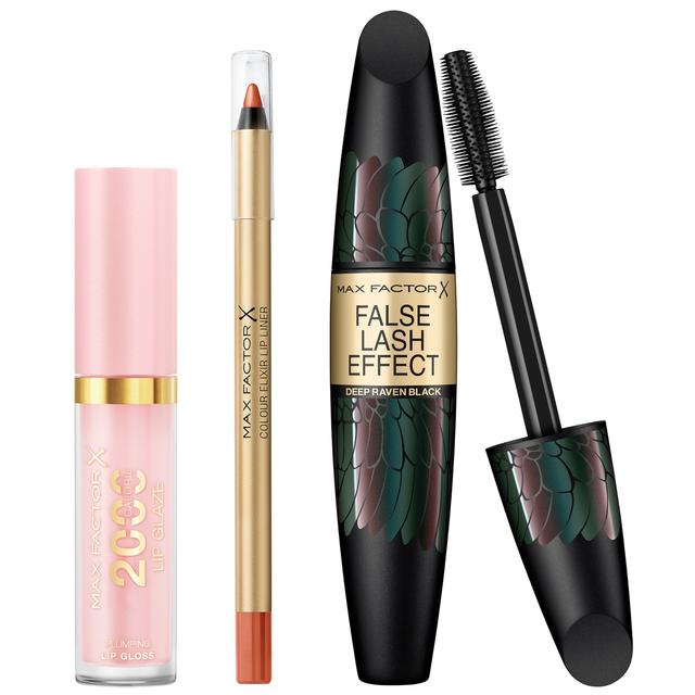 Max Factor Lip Gloss, Lip Liner and Mascara Bundle (Various Shades) - Brown N Nude on Productcaster.