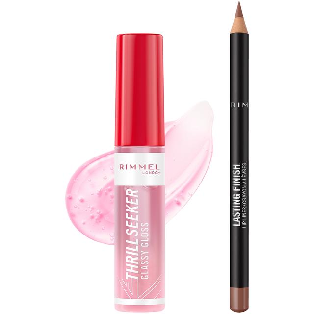 Rimmel Thrill Seeker Glassy Gloss and Lasting Finish Lip Liner (Various Shades) - 100 Coco Suga on Productcaster.