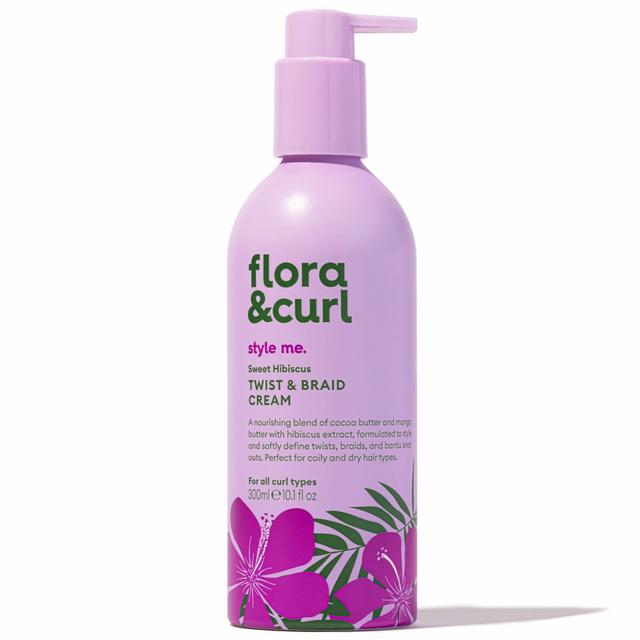 Flora & Curl Sweet Hibiscus Twist & Braid Cream 300ml on Productcaster.