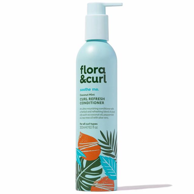 Flora & Curl Coconut Mint Curl Refresh Conditioner 300ml on Productcaster.