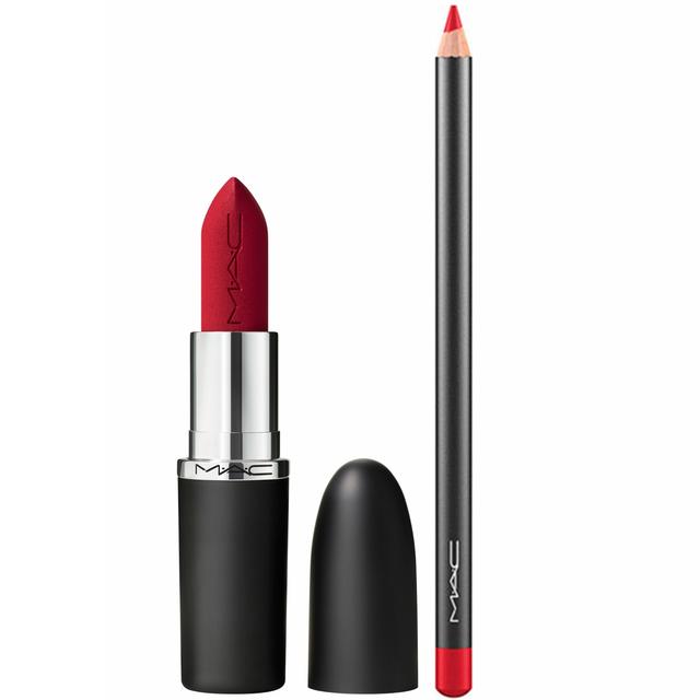 MAC Macximal Silky Matte Lip Duo (Various Shades) (Worth £45.00) - Ruby Woo on Productcaster.