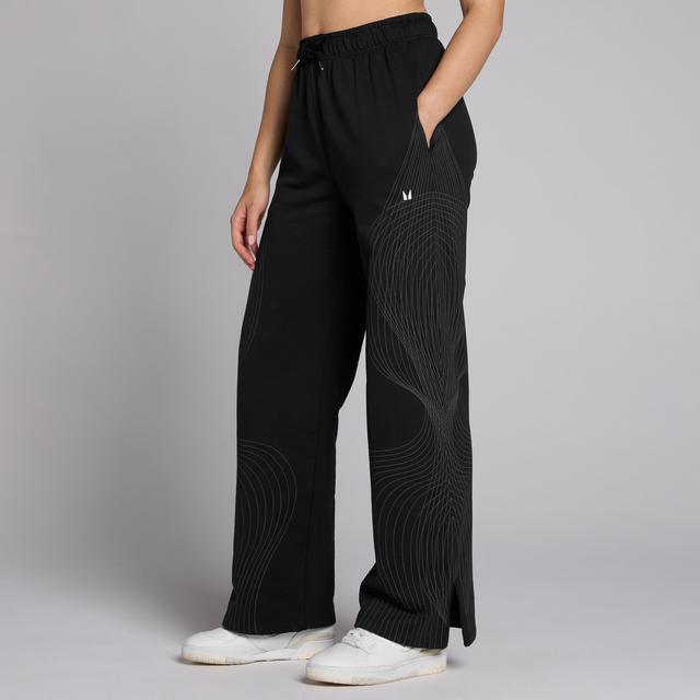 Pantaloni tip jogger croială dreaptă MP Tempo Graphic pentru femei - Negru - S on Productcaster.