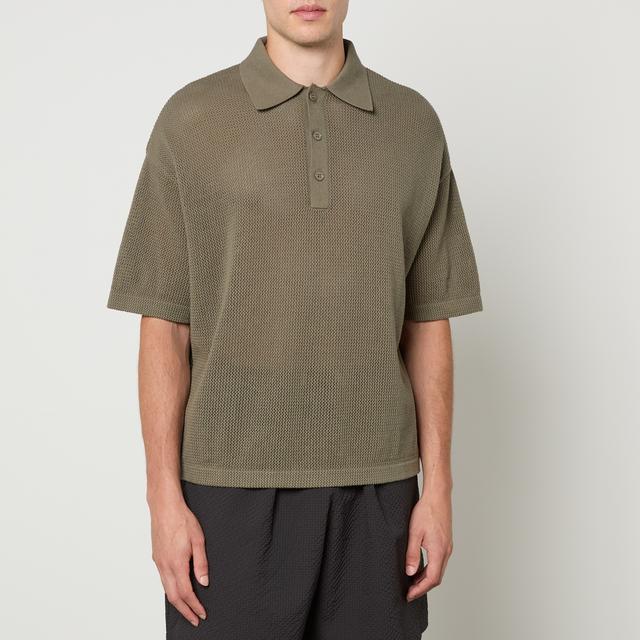 MKI MIYUKI ZOKU Loose Cotton Polo Shirt - S on Productcaster.