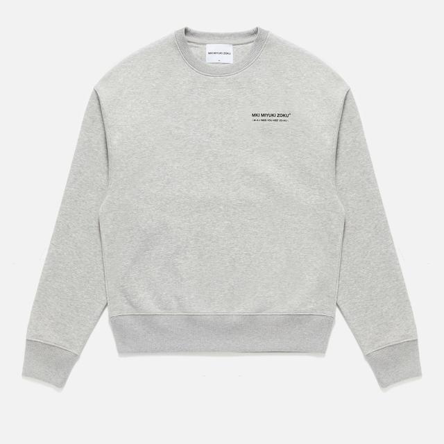 MKI MIYUKI ZOKU Phonetic Cotton-Blend Crew Sweatshirt - M on Productcaster.