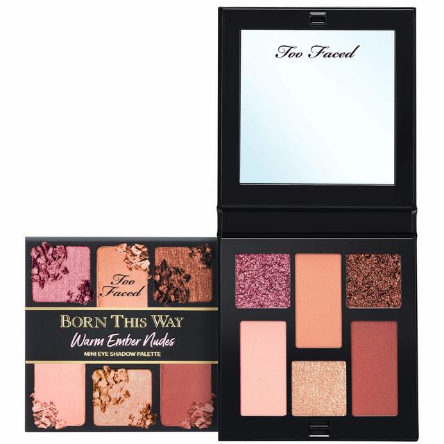 Too Faced Born This Way Warm Ember Nudes Mini Eyeshadow Palette on Productcaster.