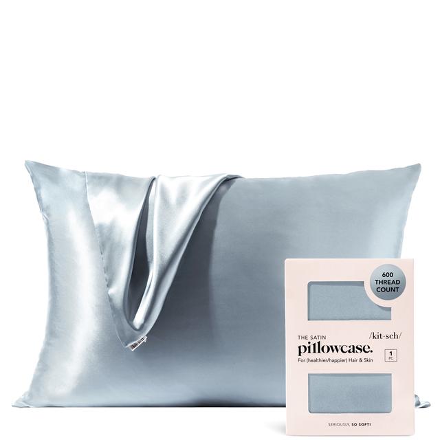 Kitsch Standard Satin Pillowcase - Haze Blue on Productcaster.