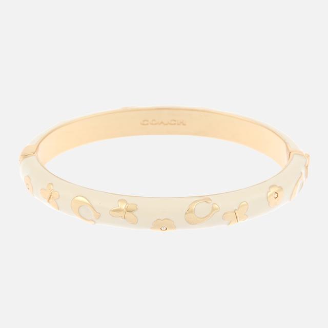 Coach Gold-Plated Chubby Bangle on Productcaster.