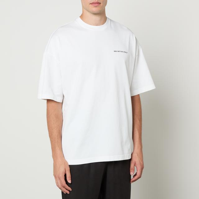 MKI MIYUKI ZOKU Uniform Cotton-Jersey T-Shirt - XXL on Productcaster.