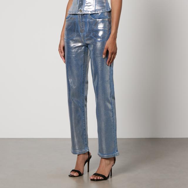 Amy Lynn Soho Coated Denim Jeans - UK 10 on Productcaster.