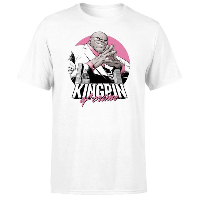 Kingpin Crime City Men's T-Shirt - White - XL on Productcaster.