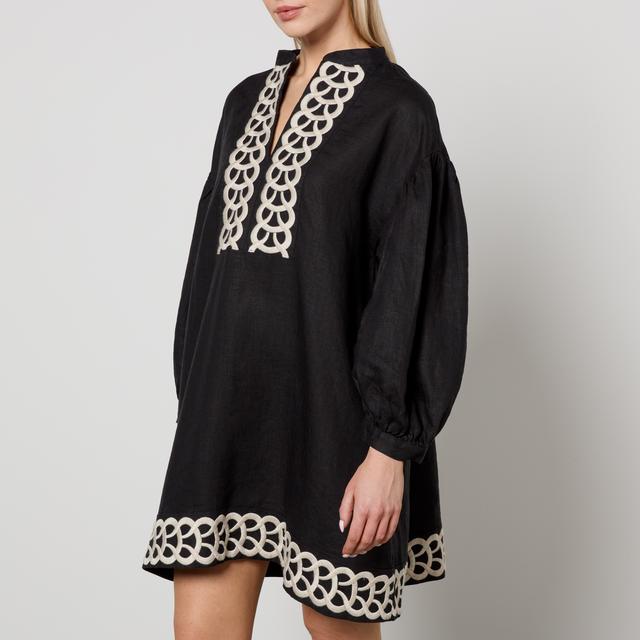 By Malene Birger Limonna Embroidered Linen Dress - DK 40/UK 12 on Productcaster.