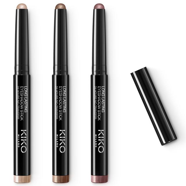 KIKO Milano Exclusive Long Lasting Eyeshadow Stick Trio - Warm Neutrals on Productcaster.