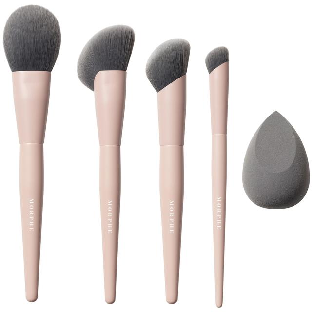 Morphe Shaping Essentials Bamboo and Charcoal Infused Face Brush Set on Productcaster.