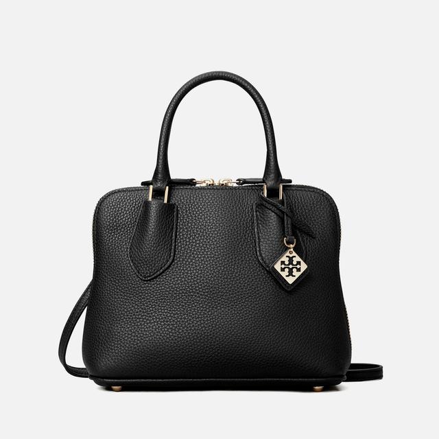 Tory Burch Pebbled Leather Mini Swing Bag Black on Productcaster.