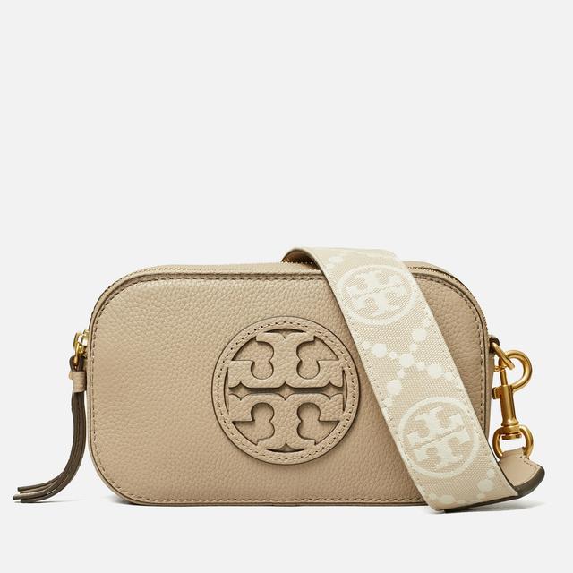 Tory Burch Miller Leather Mini Crossbody Bag Brown on Productcaster.