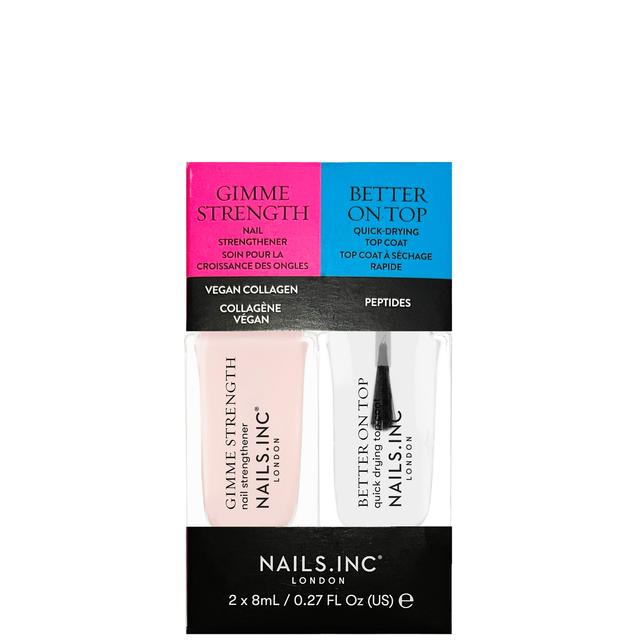 nails inc. Gimmie Strength & Better On Top Mini Nail Treatment Duo on Productcaster.