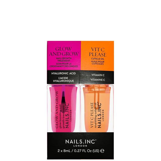 nails inc. Glow and Grow & Vit C Please Mini Nail Treatment Duo on Productcaster.