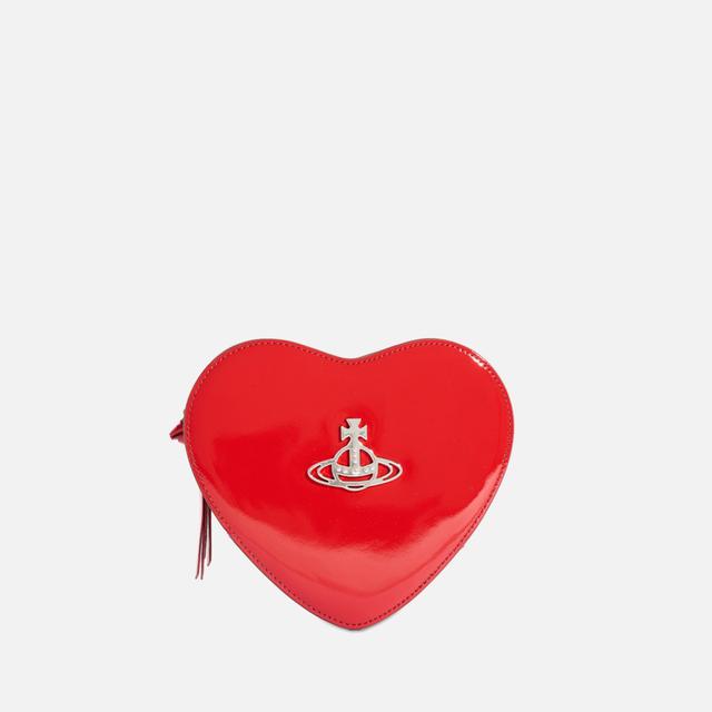 Vivienne Westwood Women's Louise Patent Heart Cross Body Bag - Red on Productcaster.