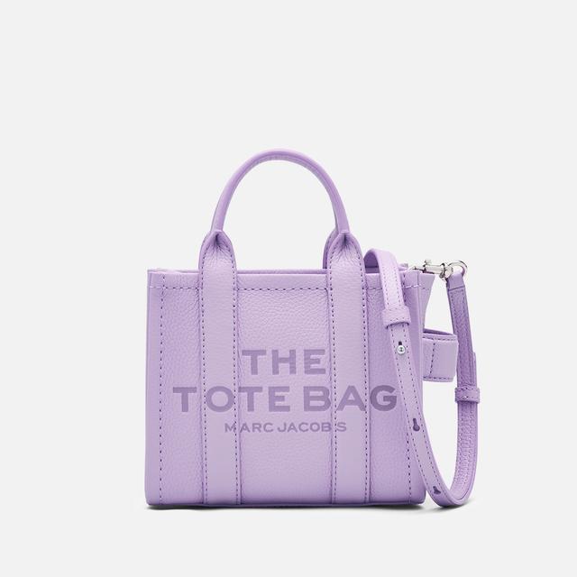 Marc Jacobs Leather The Crossbody Tote Purple on Productcaster.