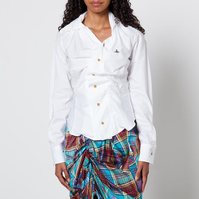 Vivienne Westwood Drunken Cotton-Poplin Shirt - IT 46/UK 14 on Productcaster.