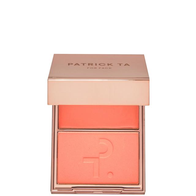 PATRICK TA Major Headlines Double-Take Cream and Powder Blush Duo (Various Shades) - She's the Moment on Productcaster.