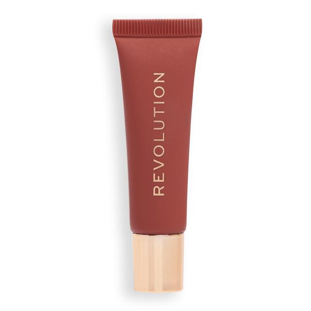 Makeup Revolution Juicy Peptide Lip Balm (Various Shades) - Nude Latte on Productcaster.