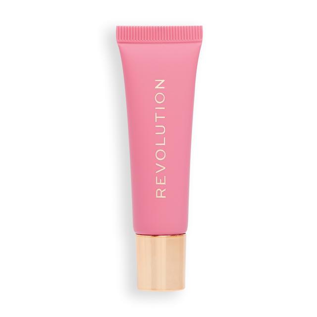 Makeup Revolution Juicy Peptide Lip Balm (Various Shades) - Pink Strawberry on Productcaster.