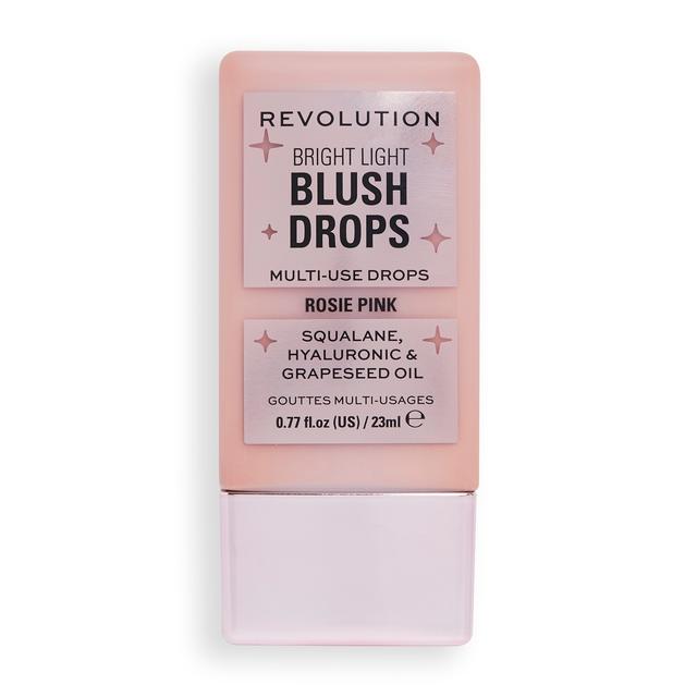 Makeup Revolution Bright Light Blush Drops - Pink Rosie on Productcaster.