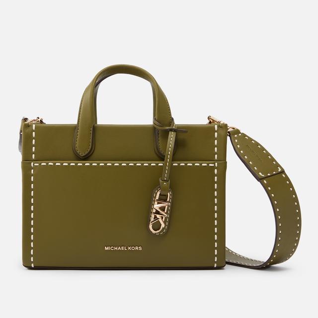 MICHAEL Michael Kors Gigi East West Leather Bag Green on Productcaster.