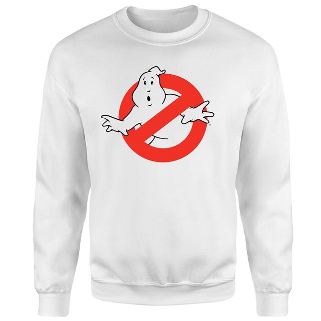 Ghostbusters Classic Logo Sweatshirt - White - L on Productcaster.