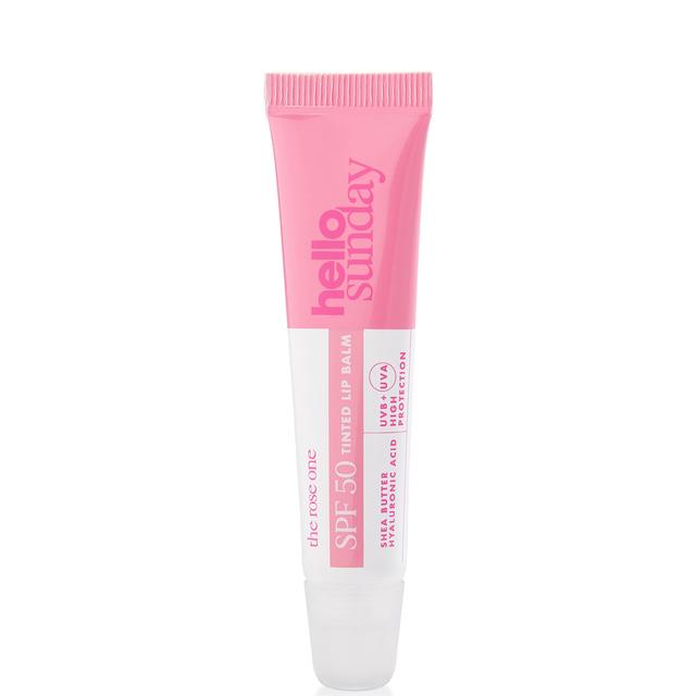 Hello Sunday Tinted Lip Balm SPF50 15ml (Various Shades) - The Rose One on Productcaster.