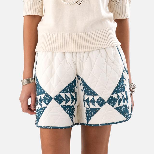 Lollys Laundry Adie Quilted Cotton Shorts - S on Productcaster.