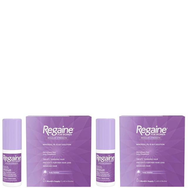 Regaine For Women Re-Growth Scalp Solution with 2% Minoxidil - 2 Month Supply Bundle on Productcaster.