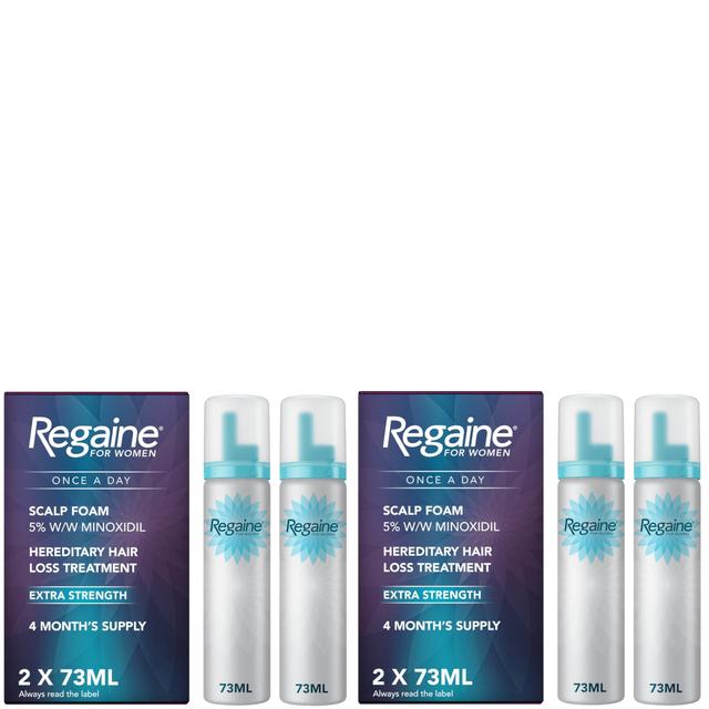 Regaine For Women Re-Growth Scalp Foam with 5% Minoxidil - 8 Month Supply Bundle on Productcaster.