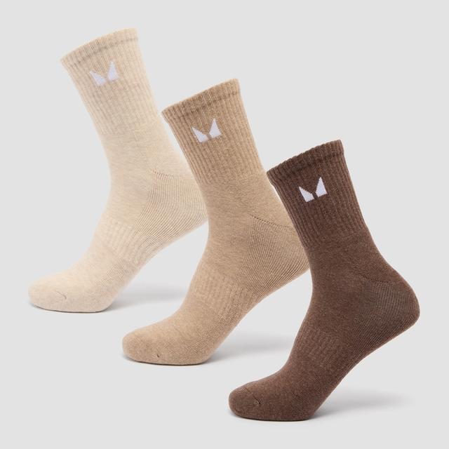 MP Unisex Crew Socks (3 Pack) - Neutral - UK 9-11 on Productcaster.