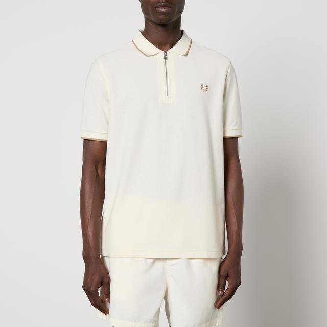 Fred Perry Logo-Embroidered Woven Polo Shirt - XL on Productcaster.