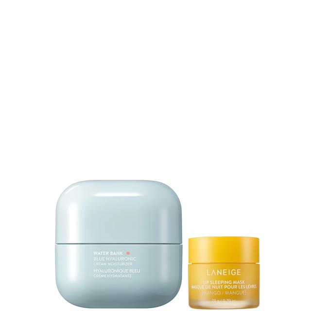 LANEIGE Water Bank Blue Cream Moisturiser & Mango Lip Sleeping Mask on Productcaster.