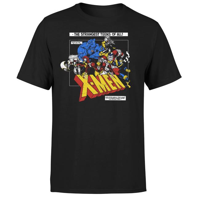 X-Men Retro Team Up Unisex T-Shirt - Black - M on Productcaster.