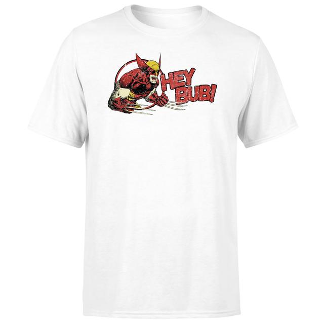 X-Men Hey Bub! Unisex T-Shirt - White - M on Productcaster.