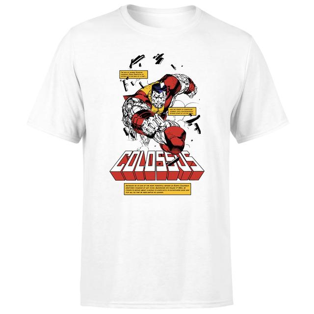 X-Men Colossus Bio Unisex T-Shirt - White - 5XL on Productcaster.