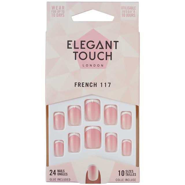 Elegant Touch False Nails - French Pink 117 on Productcaster.