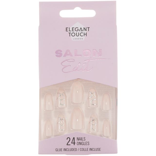 Elegant Touch False Nails Salon Edit Luxe - Silver Linings on Productcaster.