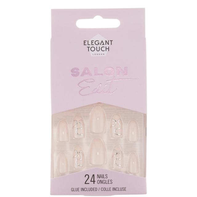 Elegant Touch False Nails Salon Edit Luxe - Silver Linings on Productcaster.