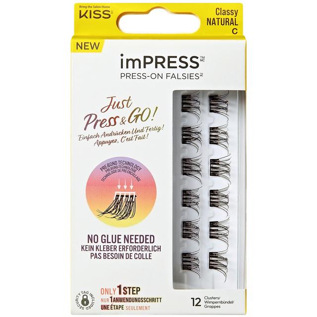 Kiss imPRESS Press On Single Lashes - Classy Natural on Productcaster.