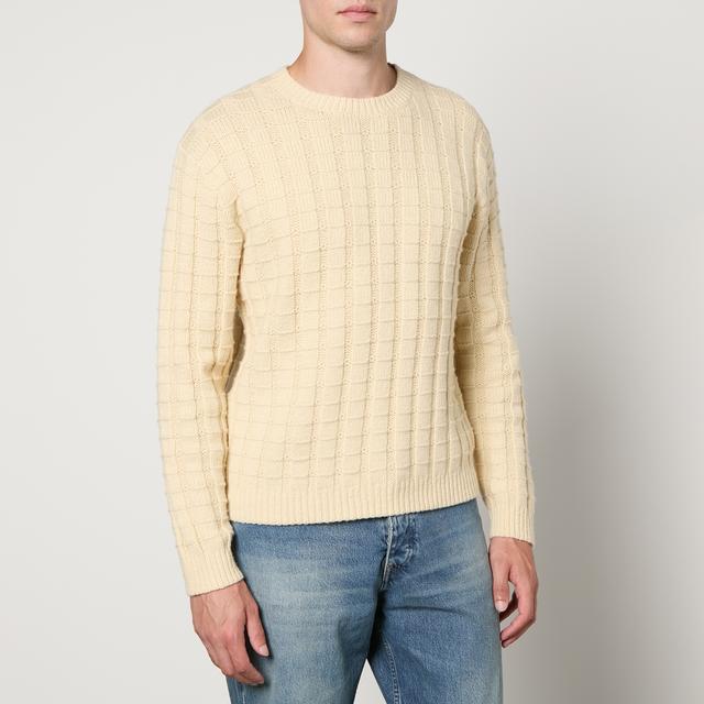 Sunflower Angle Cotton and Wool-Blend Jacquard Jumper - M on Productcaster.