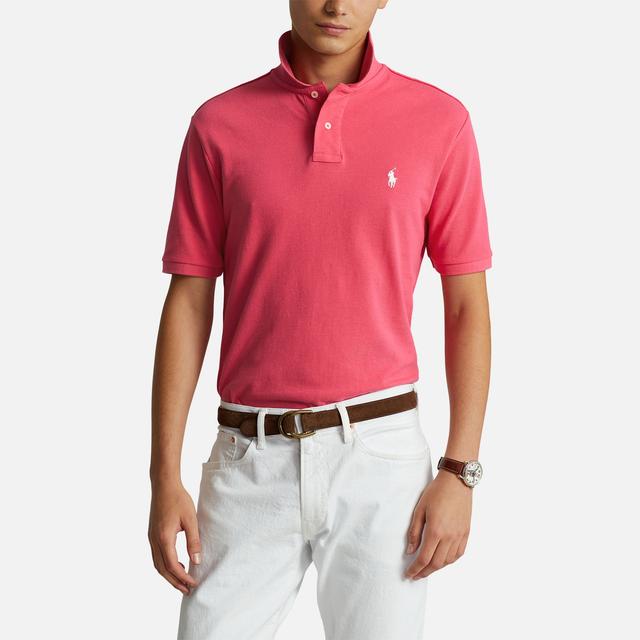 Polo Ralph Lauren Men's Custom Slim Fit Polo Shirt - Hot Pink - XL on Productcaster.