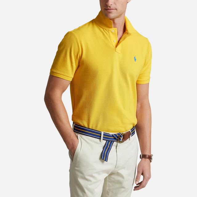 Polo Ralph Lauren Cotton-Piqué Custom-Fit Polo Shirt - M on Productcaster.